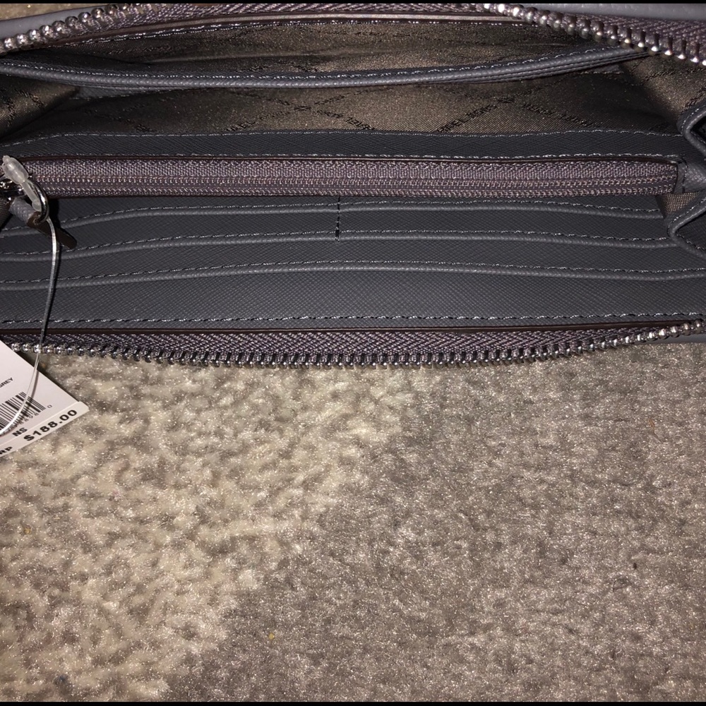 Michael Kors Signature Heather Gray Wallet